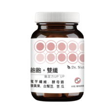 Dr. Nutri 飽飽雙纖膠囊 植物膠囊, 1個, 60份