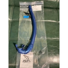 島嶼潛水 IST 全矽膠呼吸管 可折矽膠呼吸管 潛水呼吸管 濕式呼吸管 自由潛水 SN-36 HUNTER面鏡呼吸管, 藍