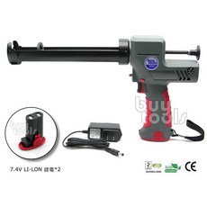 BuyTools 台灣製雙鋰電充電電動矽利康槍 打Silicone 防水PU膠, 1個