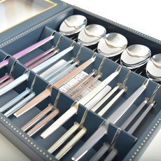 HAEMO 高級威尼斯陶瓷餐具5件組, 1套, 湯匙 5p + 筷子 5p, 混合色