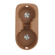 지파츠 지파츠 디올뉴 팰리세이드 LX3 9인승 1열 컵홀더 논슬립 친환경 실리콘 소재 커버, 브라운, 9인승 1열 컵홀더 (B-3), 1개