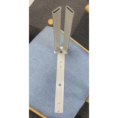 台灣出貨 雙管腳升降床圍配件 床護欄配件 雙管腳床護欄支架 L型安裝 雙管腳1支 U型安裝 雙管腳2支, 1個, 雙管腳