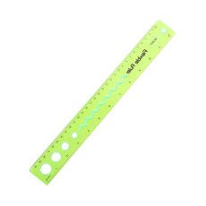 30cm 관점 눈금자 학생 문구 접이식 학위 스케일 투명 다기능 학습 용품, gr n