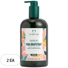 더바디샵 핑크 그레이프후룻 대용량 바디워시, 2세트
