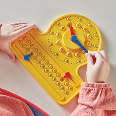 시계 시간학습 버블 포퍼 숫자선 수개념 촉감 놀이 교구 시간공부 방과후수업 수학, 1개