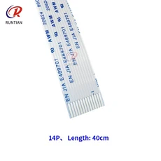 10pcs 엡손 호환 i3200 프린트 헤드 케이블 14 핀 길이 40cm 잉크젯 FFC 짧은 용 데이터, 01 14P 40cm