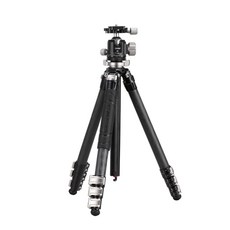 Cayer 碳纖維三腳架 CF1470B2 四節扳扣式 承重15KG, 1個