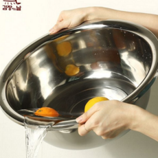 스텐 대야 깊은 식자재 버무림 김장 대야 양푼 원형 주방 대용량 조리대 요리대 혼합 대형 다라, 김장하는날 대야43cm
