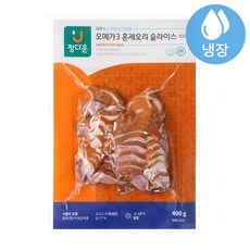 정다운 오메가3 훈제오리 슬라이스, 2개, 400g