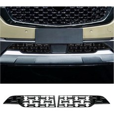 CDEFG 2023 2024 2025 CX-50 전면 그릴 메시 인서트 마쓰다 자동차 외장 액세서리 ABS 소재 2PCS2023-2025 그릴용, for 2023-2025 CX-50 Front Gril, 1개