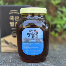 국산 설악산 명월 밤 벌꿀 몸에좋은 꿀, 1개, 2.4kg