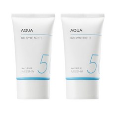 미샤 올 어라운드 세이프 블록 아쿠아 선크림 2개 SPF50+ PA++++, 50ml