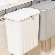 튼튼디포 주방 씽크대 걸이식 휴지통, 화이트, 1개