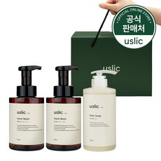 어슬릭 핸드워시+주방세제 돌 답례품 선물세트 500ml, 1세트