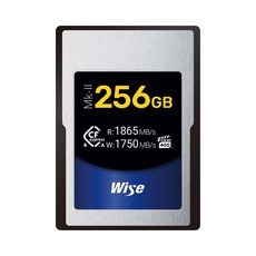 Wise CFexpress 4.0 Type A Mk-II 記憶卡 讀取1865MB/s 寫入1750MB/s, 1個, Type A Mk-II 256GB