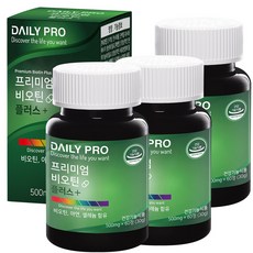 데일리프로 프리미엄 비오틴 플러스, 60정, 3개