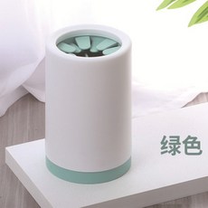 爪子清潔器 貓咪狗狗半自動矽膠, 1個, 綠色,小號【中性白盒裝】, 綠色