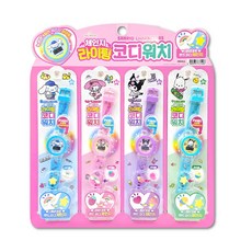 산리오 캐릭터즈 반짝반짝 라이팅 코드 워치 전자시계