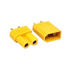 XT30 커넥터 암/수 DC잭 드론 RC카 배터리 단자, 수컷, XT-30커넥터, 1개