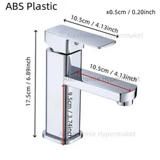 욕실 수도꼭지 화장실 수도꼭지 데크 장착 단일 구멍 단일 헨델 온수 냉수 믹서, 01 G1/2, 03 Chrome No Hose, 1개