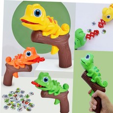 파리잡기 자석완구 카멜레온 장난감 사격 어린이 놀이, yuna  옐로우, 1개