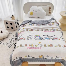 아동용 아이스 쿨링 여름 이불 귀여운 캐릭터 얇은 시원한 여름용 어린이 침대이불, 카파 도그