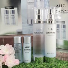 AHC 玻尿酸神仙水四件套裝【新包裝】深層補水保濕，改善乾燥粗糙，打造水潤透亮肌, 1個