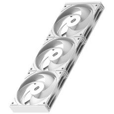 3RSYS Socoool Silence GI 120-N 데이지체인 리버스 시스템 케이스 쿨러 (3팩 화이트), 1개, 화이트, Silence GI 120-N 데이지체인 리버스 3팩