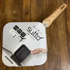 Doshisha sutto 方型四角平底鍋 (附玻璃蓋) 16/20cm, 1個, 16cm