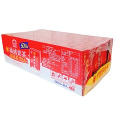 義美 厚絲絨奶茶, 1箱, 24個裝, 250ml