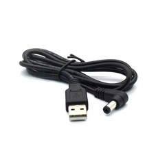 90 직각 USB 5 5mm/2 1mm 볼트 DC 배럴 잭 충전기 2 1 전원 케이블 m 3 피트 유형 인터페이스 변환기, 1M, White Right