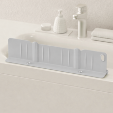 더하임 주방 싱크대 물막이 튐방지 수납 가드, 그레이, 1개