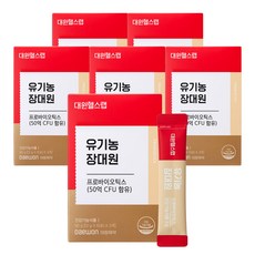대원제약 대원헬스 유기농 장대원 프로바이오틱스 유산균, 90g, 6박스