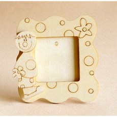 나무액자(소년과소녀) 액자꾸미기DIY