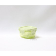 嘟嘟鳥寵物 迷你分裝盒 外出飼料保鮮盒 60ml (六色可選), 1個, 綠