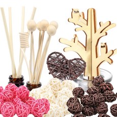 디퓨저 리드 나무 스틱 라탄 발향볼 우드리드, 나무리드3mm_20개, 1개