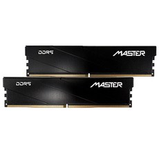 KINGSMAN MASTER DDR5 16GBx2 6000 UDIMM 桌上型記憶體 XMP-黑, 1套, KSD516G60C38MST