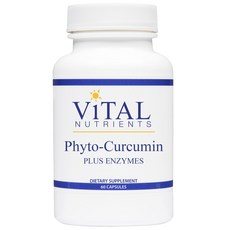 ViTAL NUTRIENTS 植物薑黃素加酵素膠囊, 60顆, 1罐