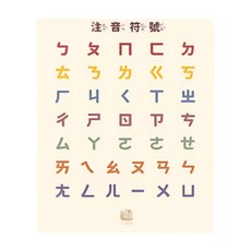 兒童學習掛布 - 注音符號學習，色彩鮮明，環保材質，方便懸掛, 注音符號（最新課綱順序符合未來學習）