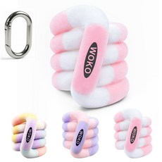 LJL 탱글 스타일 웜 퍼 혼합색 장난감 키덜트 피젯 토이 따뜻한 겨울용 피젯 장난감 두뇌 개발, 1개, 소라네 스즈코