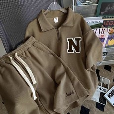 UNPLUG 運動休閒套裝 短袖上衣 短褲