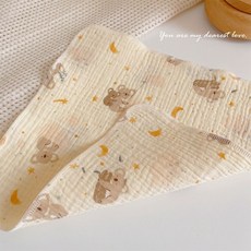 嬰兒紗布方巾 雲感四層A類純棉 無螢光劑 柔軟親膚, 1個, 【一條裝】小考拉