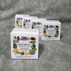 천연비누 키토라이프 바이오 매직 프리미엄 수제비누/민감성 저자극 발효비누, 5개