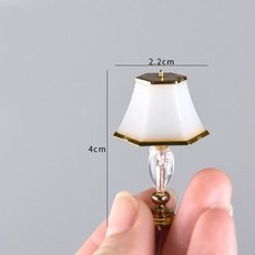 LED 1:20 燈室內發光檯燈落地燈，DIY沙盤建築模型材料，可開統編精緻模型燈具, 1個, 金色精緻檯燈