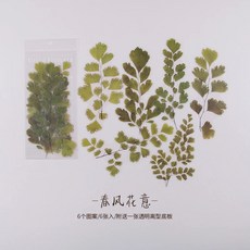 식물 꽃 장식 스티커 잡지 스크랩북 소재, 1개, 1개, 1. 2