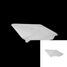 삼미호 페인트 트레이 트레이9인치(투명) 페인트빠레트 페인트파레트 페인트소품 페인트패드 페인트칠도구 페인트자재 페인트용품 로라판 페인트롤러판, 1개