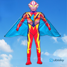 유비스키 연날리기 3D콩푸팬더, 700 미터 크리스탈 휠, 1.6 미터 3D 울트라 맨