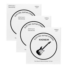 Conneim電吉他弦 3組, 2W026, 單色, 1組