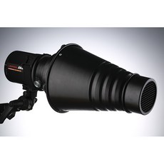 三重 大人氣 大型 束光罩 束光筒 附 綠、藍、黃、紅 四色色片 與 蜂巢, 1個, Bowens卡口