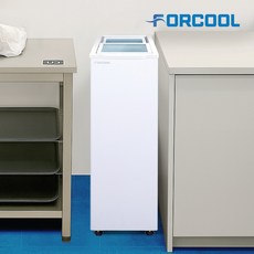 포쿨 미니냉동고 유리도어 다목적 쇼케이스냉동고 소형 가정용 업소용 62L, FC-62SDW